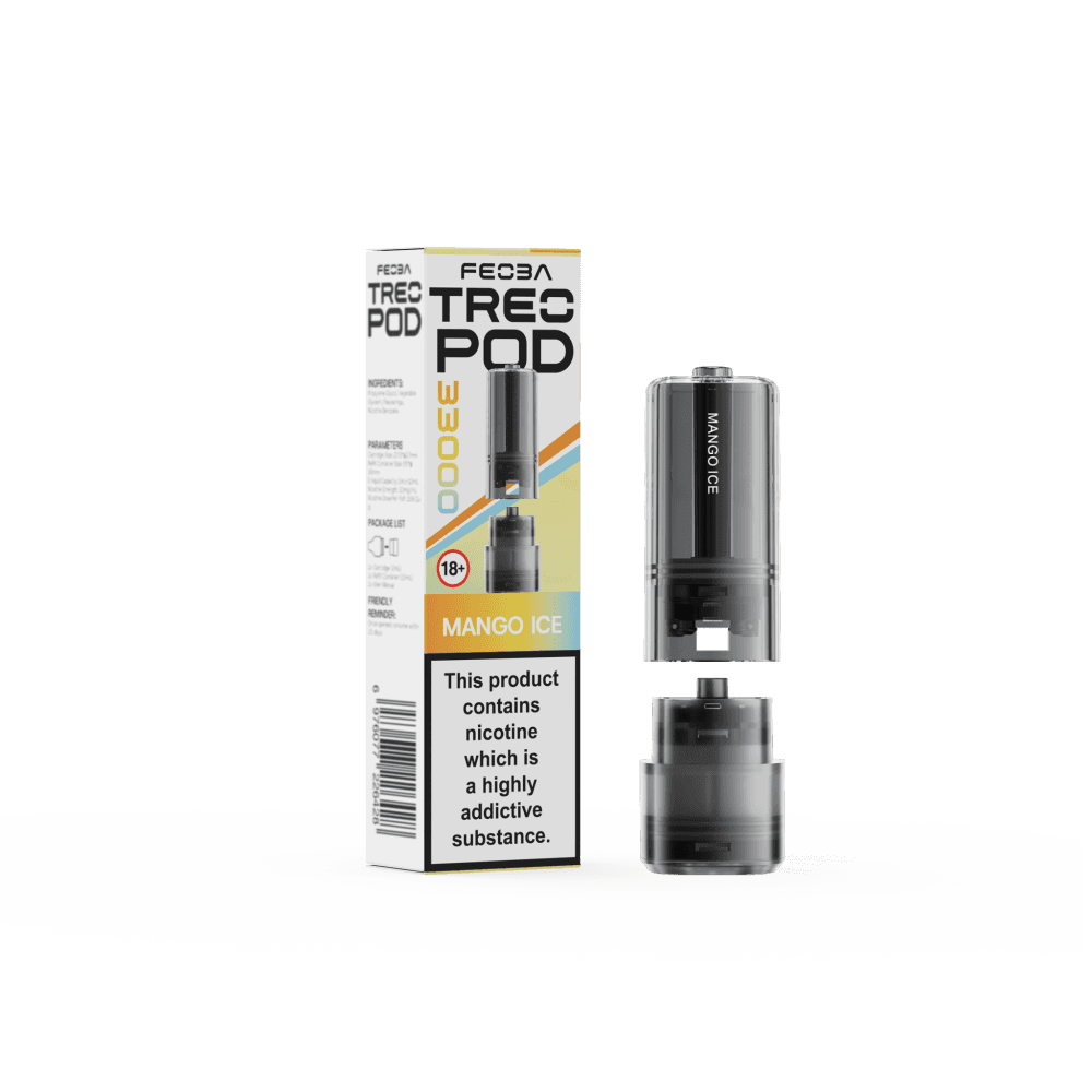 Mango Ice Feoba Treo 33k Replacement Pods Box of 5