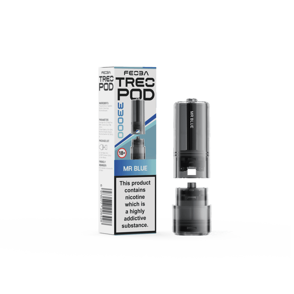 Mr Blue Feoba Treo 33k Replacement Pods Box of 5