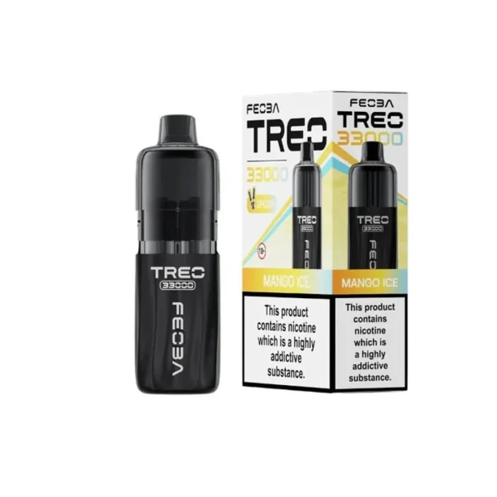 Mango Ice Feoba Treo 33k Prefilled Pod Vape Kit Box of 6