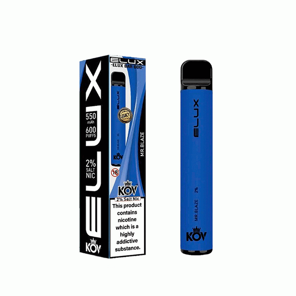 Mr. Blaze ELUX KOV Bar 600 Puffs Disposable Vape | Legacy Series | Wolfvapes