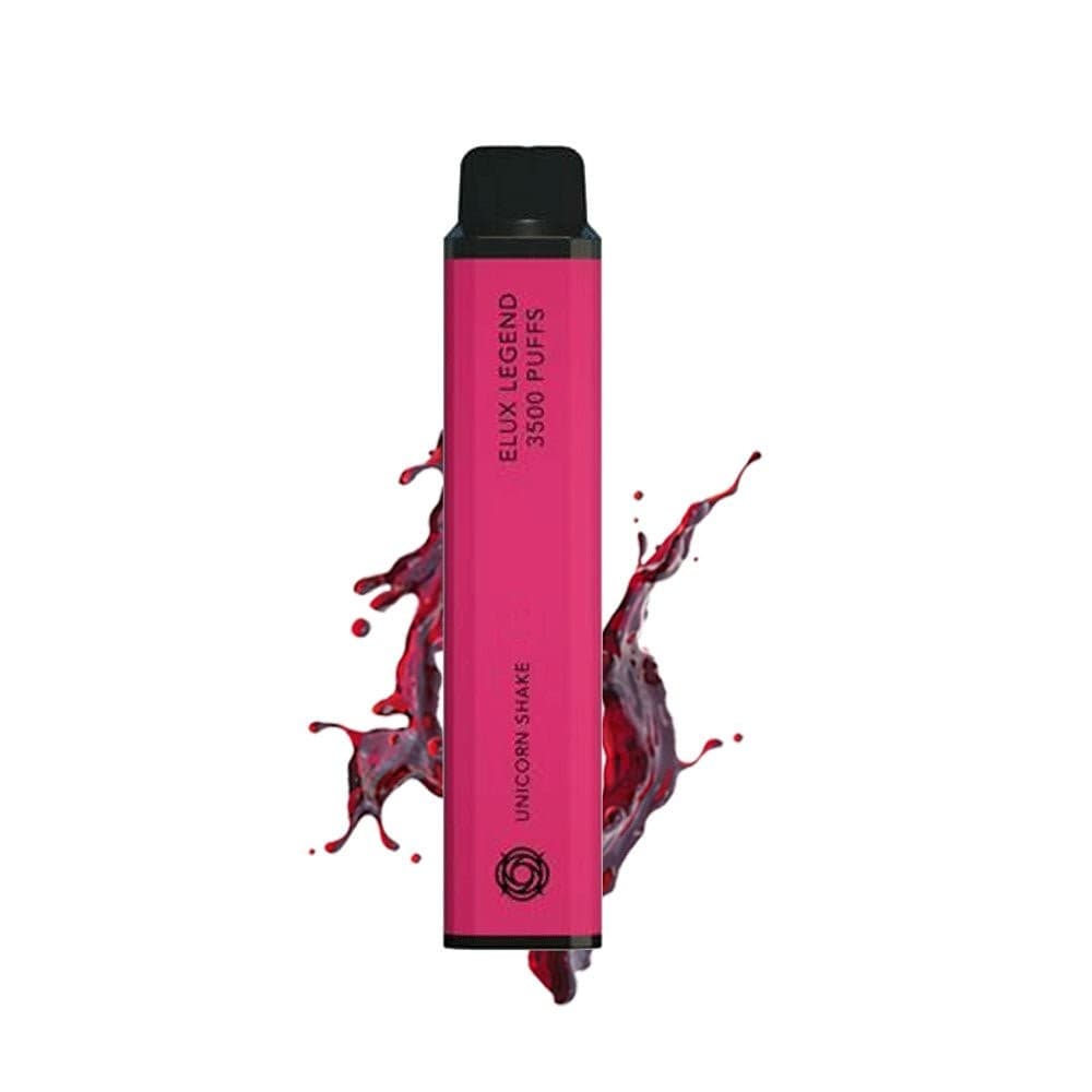 Unicorn Shake 0 % Elux Legend 3500 Puffs Nicotine Free Disposable Vape | 0mg | No Nicotine