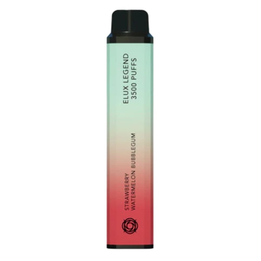 Strawberry Watermelon Bubblegum 0 % Elux Legend 3500 Puffs Nicotine Free Disposable Vape | 0mg | No Nicotine