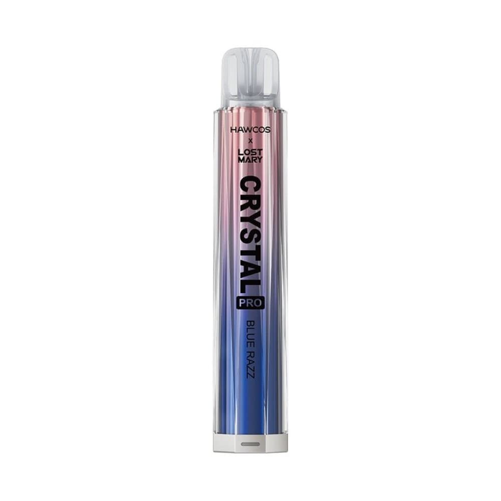 Blue Razz Hawcos x Lost Mary Crystal Pro 600 Prefilled Pod Kit Box of 10