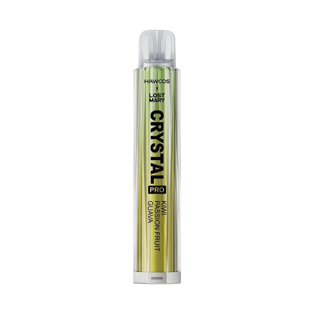 Kiwi Passionfruit Guava Hawcos x Lost Mary Crystal Pro 600 Prefilled Pod Kit Box of 10