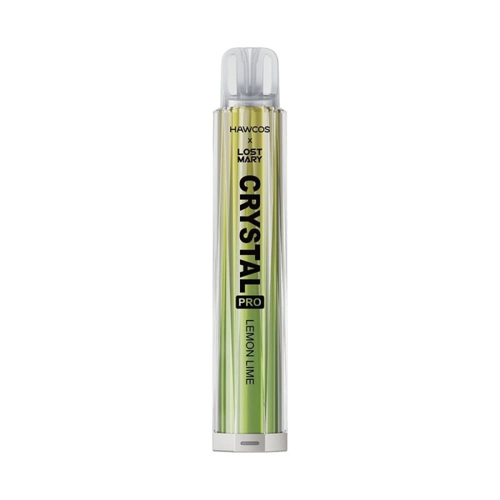 Lemon Lime Hawcos x Lost Mary Crystal Pro 600 Prefilled Pod Kit Box of 10