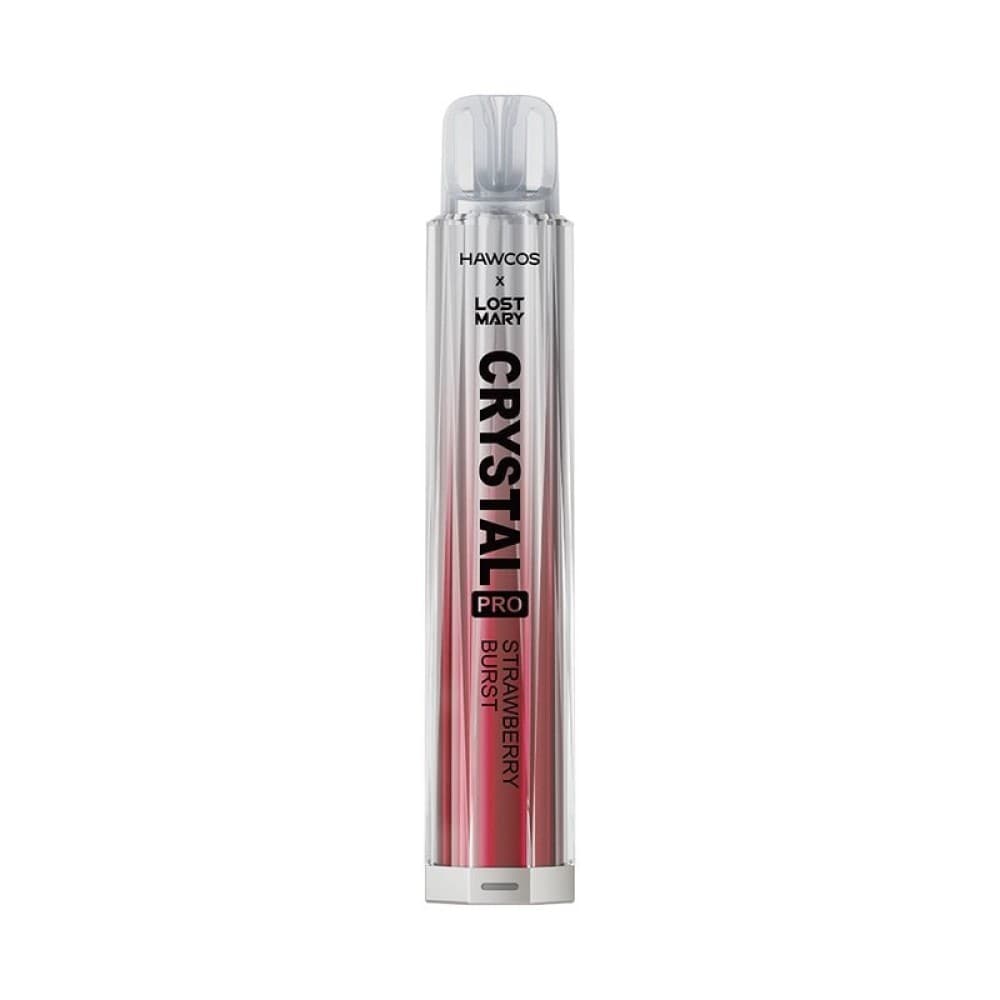 Strawberry Burst Hawcos x Lost Mary Crystal Pro 600 Prefilled Pod Kit Box of 10
