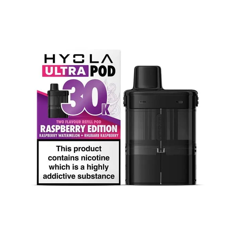 Raspberry Edition Hyola Ultra 30k Prefilled Pods Box of 5
