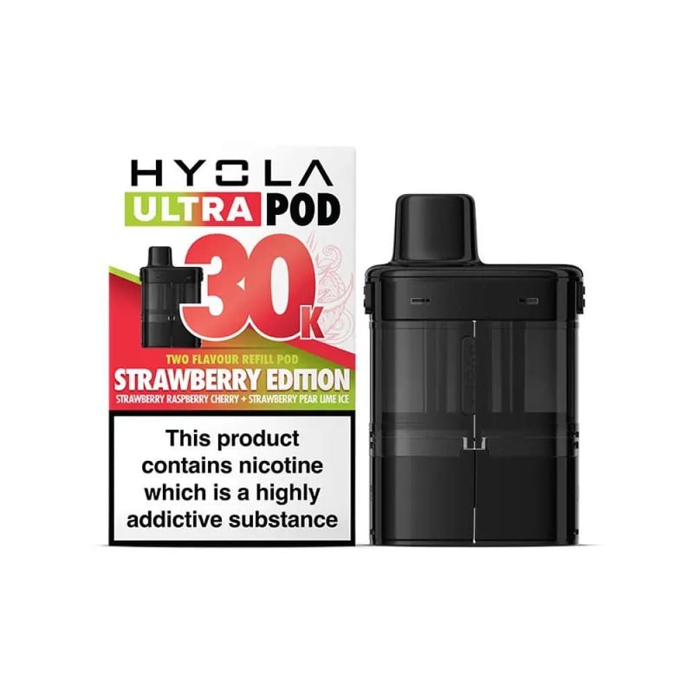 Strawberry Edition Hyola Ultra 30k Prefilled Pods Box of 5