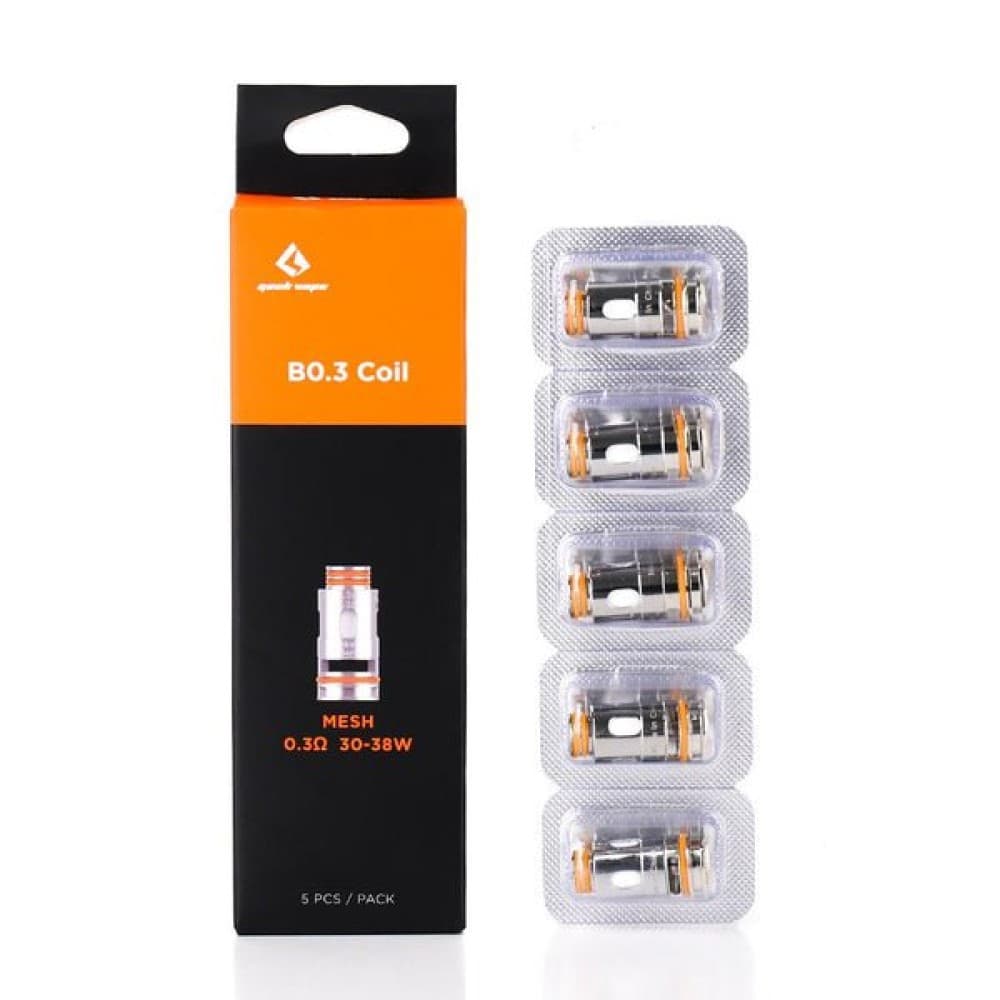 B0.3 ohm(30-38W) Geekvape B Series Coils Pack of 5