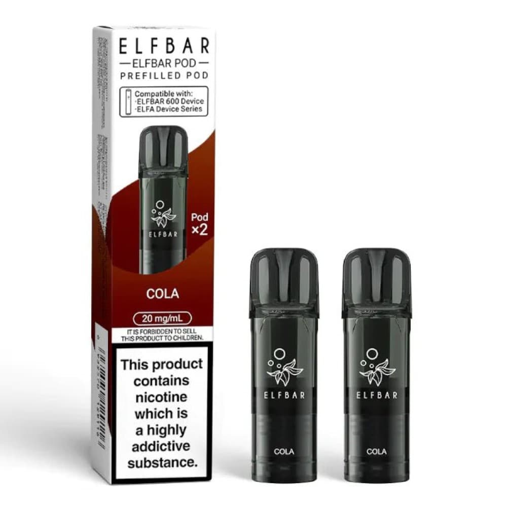 Cola Elf Bar 600 Prefilled Replacement Pods - Box of 20