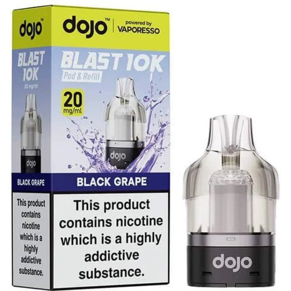 Black Grape Vaporesso Dojo Blast 10K Prefilled Pods - Pack of 5