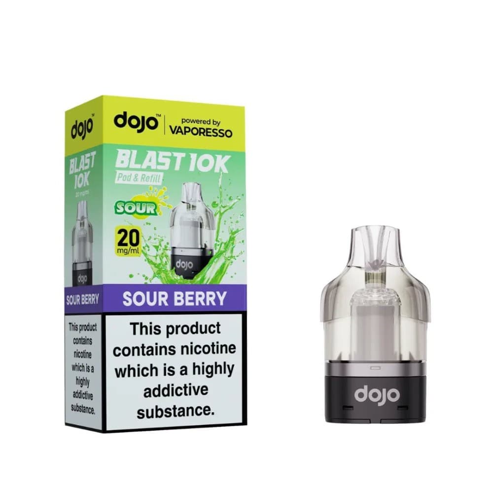Sour Berry Vaporesso Dojo Blast 10K Prefilled Pods - Pack of 5