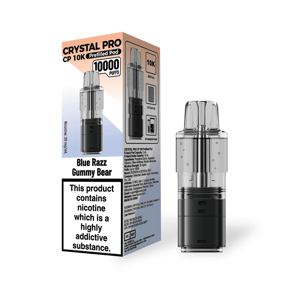 Blue Razz GB Crystal Pro CP 10k Replacement Pods