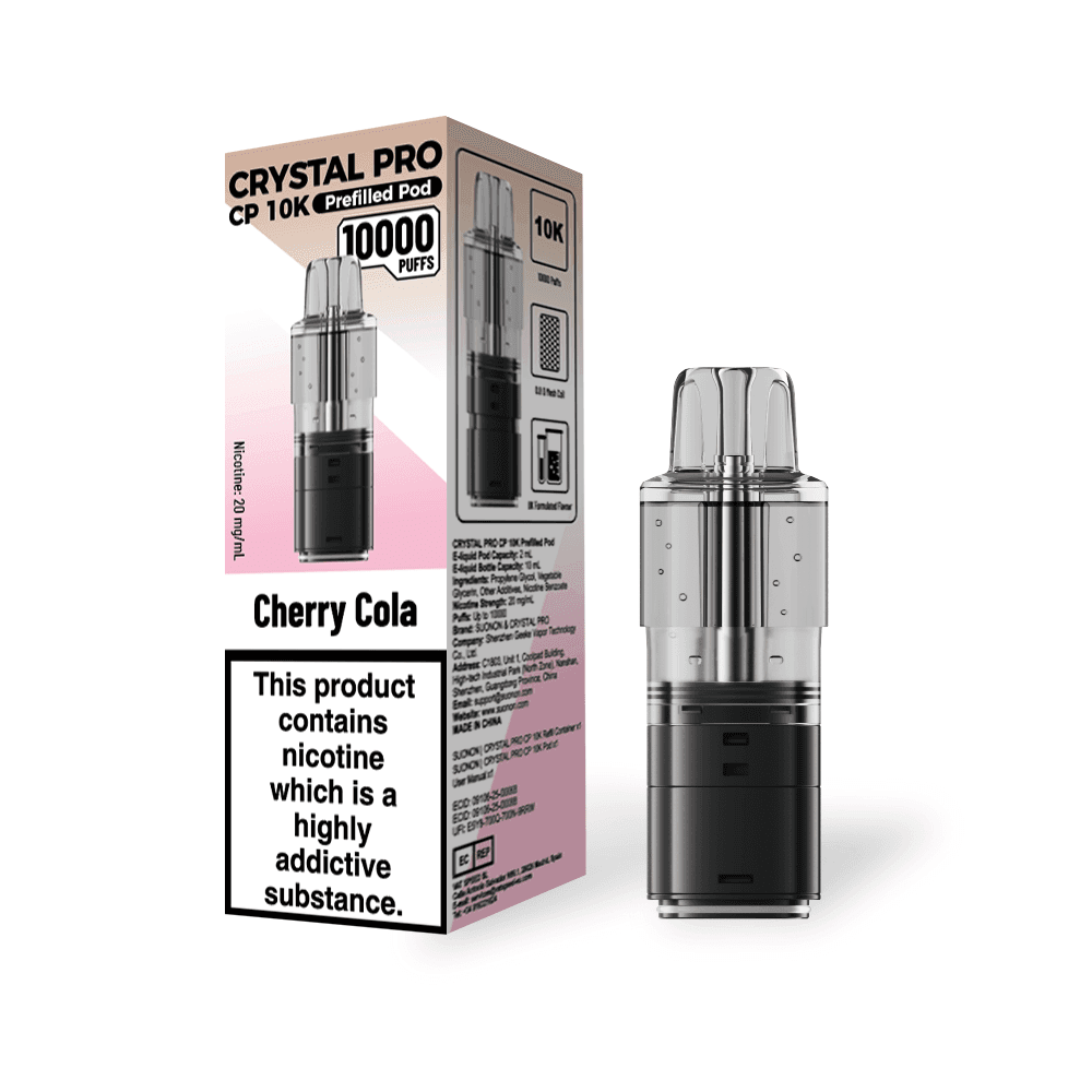 Cherry Cola Crystal Pro CP 10k Replacement Pods