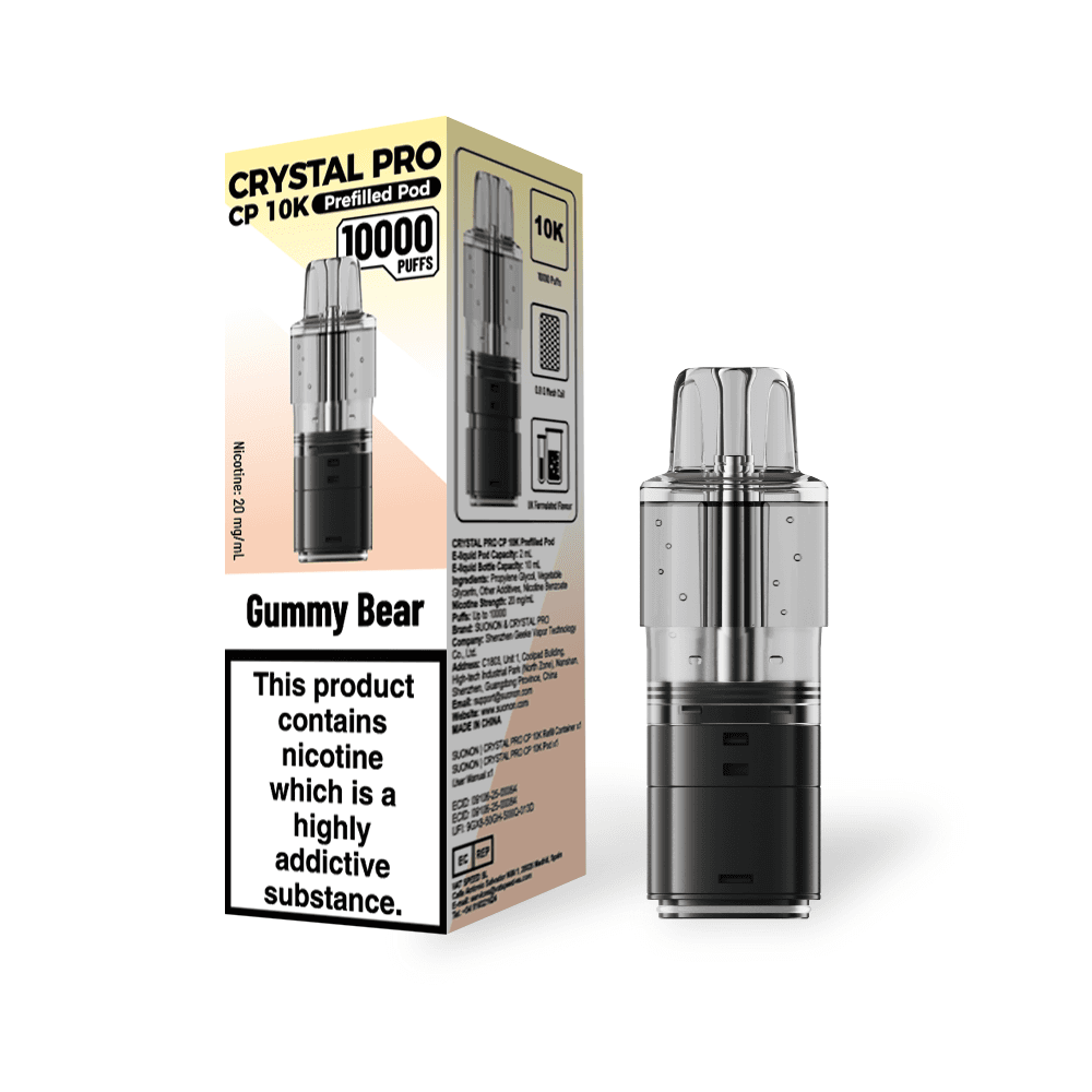 Gummy Bear Crystal Pro CP 10k Replacement Pods