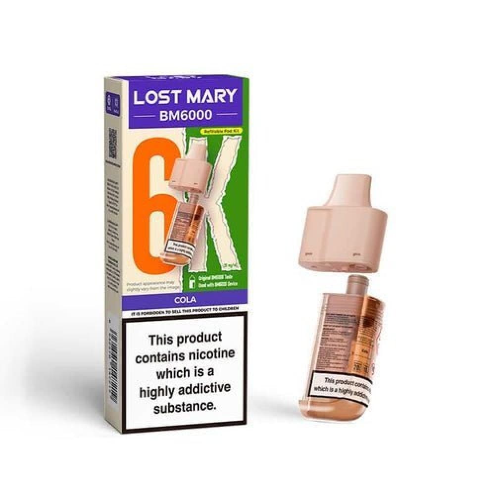 Cola Lost Mary BM6000 Prefilled Pods
