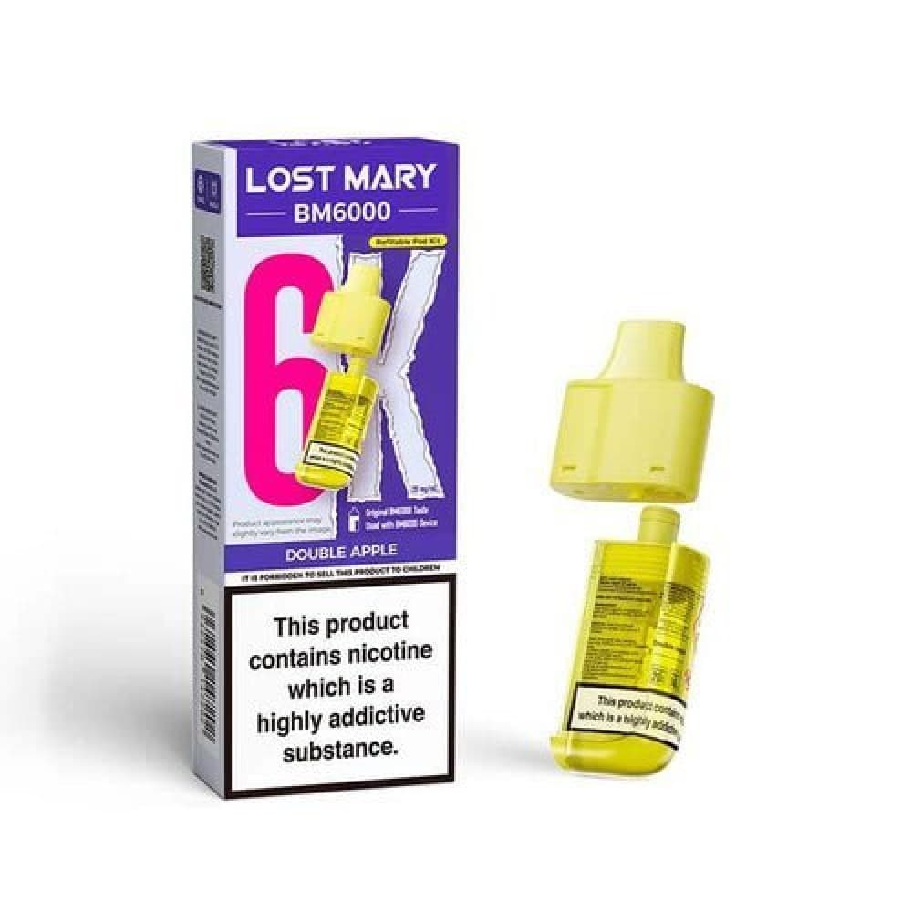 Double Apple Lost Mary BM6000 Prefilled Pods