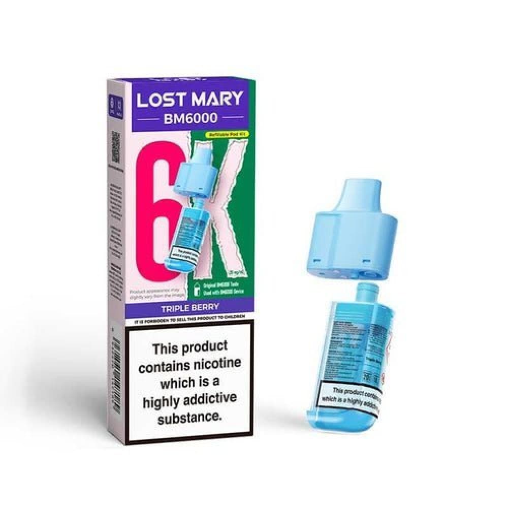 Triple Berry Lost Mary BM6000 Prefilled Pods