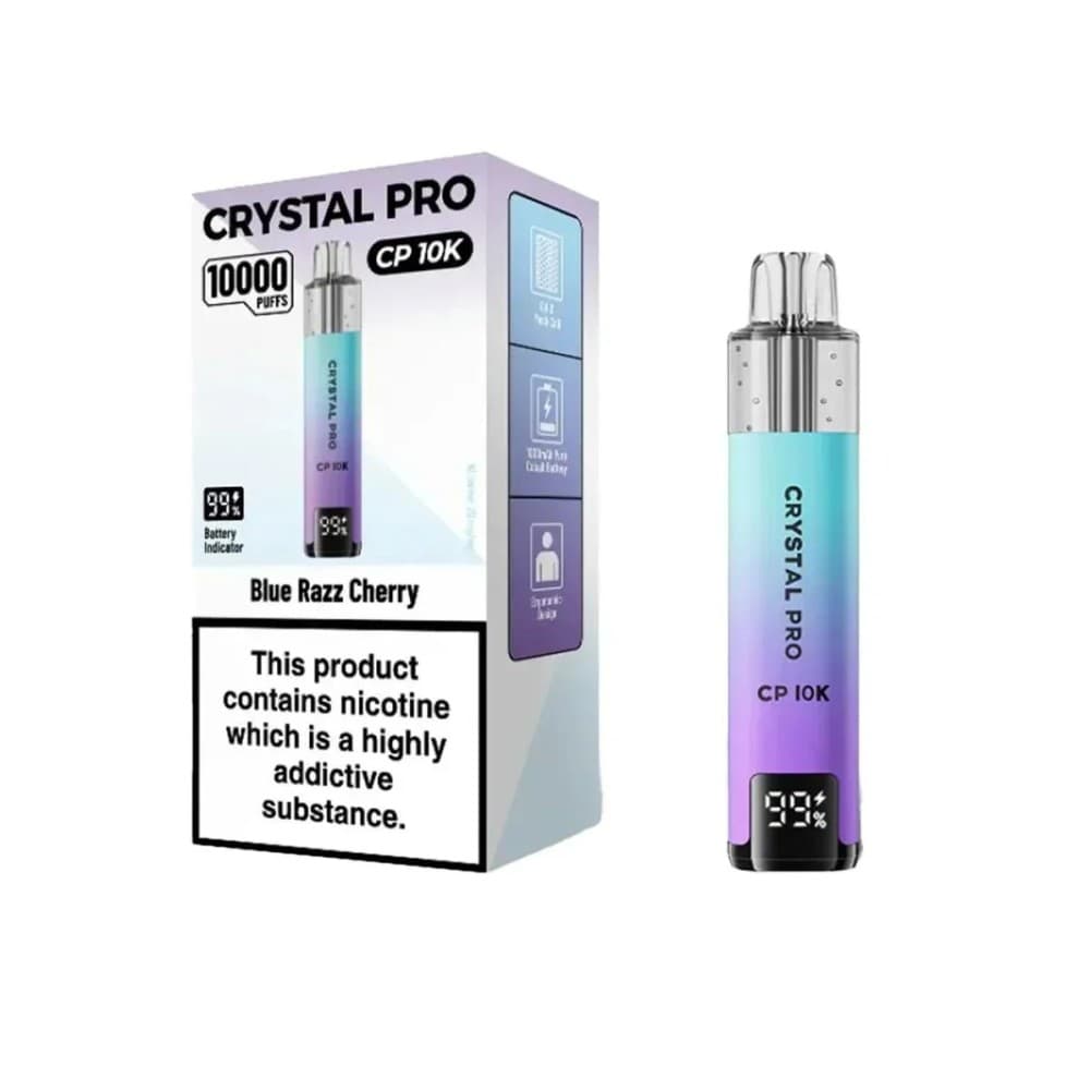 Blue Razz Cherry Crystal Pro CP10000 Prefilled Pod Kit