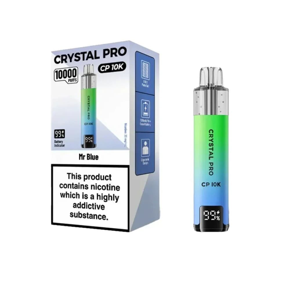 Mr Blue Crystal Pro CP10000 Prefilled Pod Kit