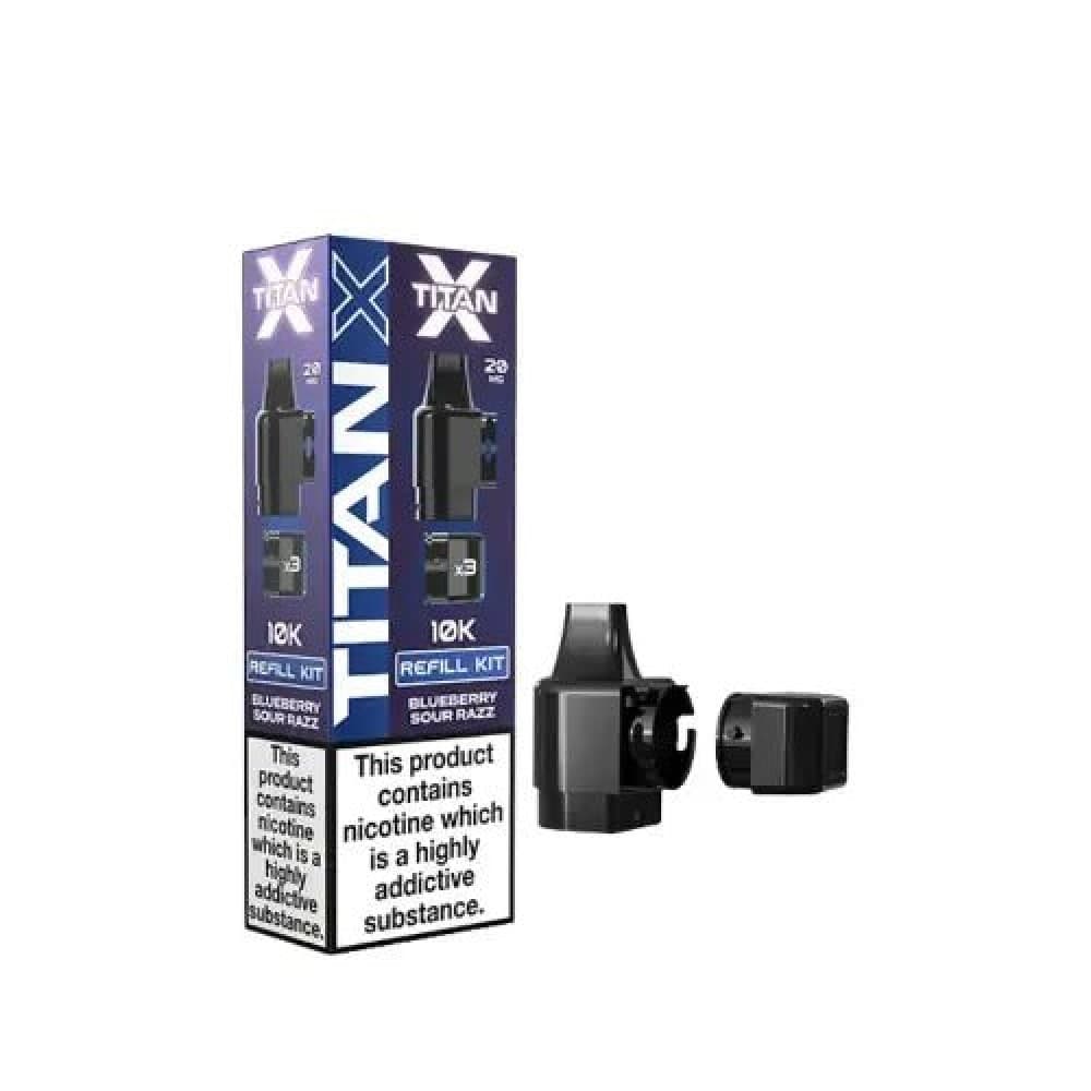Blue Sour Razz Titan X Replacement Pods