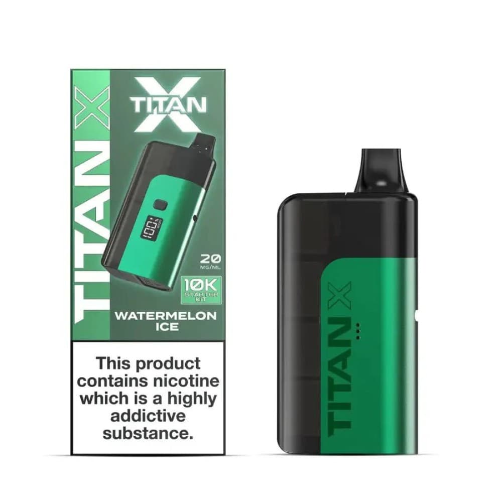Watermelon Ice Titan 10000 X Pre-filled Vape Pod Kit