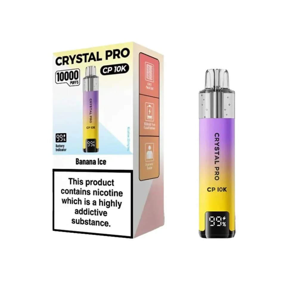 Banana Ice Crystal Pro CP10000 Prefilled Pod Kit Box of 5
