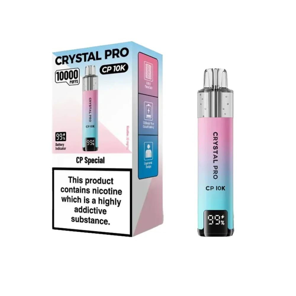 CP Special Crystal Pro CP10000 Prefilled Pod Kit Box of 5