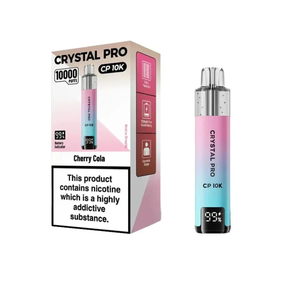 Cherry Cola Crystal Pro CP10000 Prefilled Pod Kit Box of 5