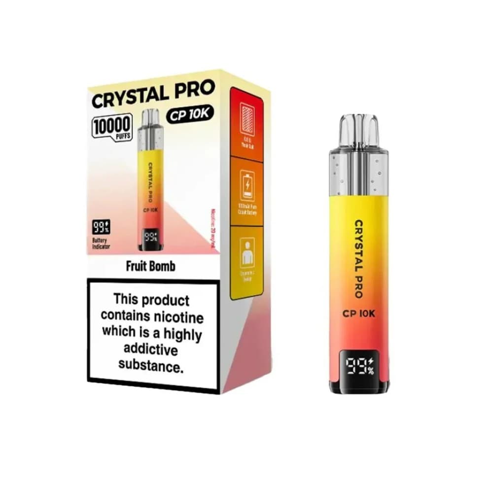 Fruit Bomb Crystal Pro CP10000 Prefilled Pod Kit Box of 5