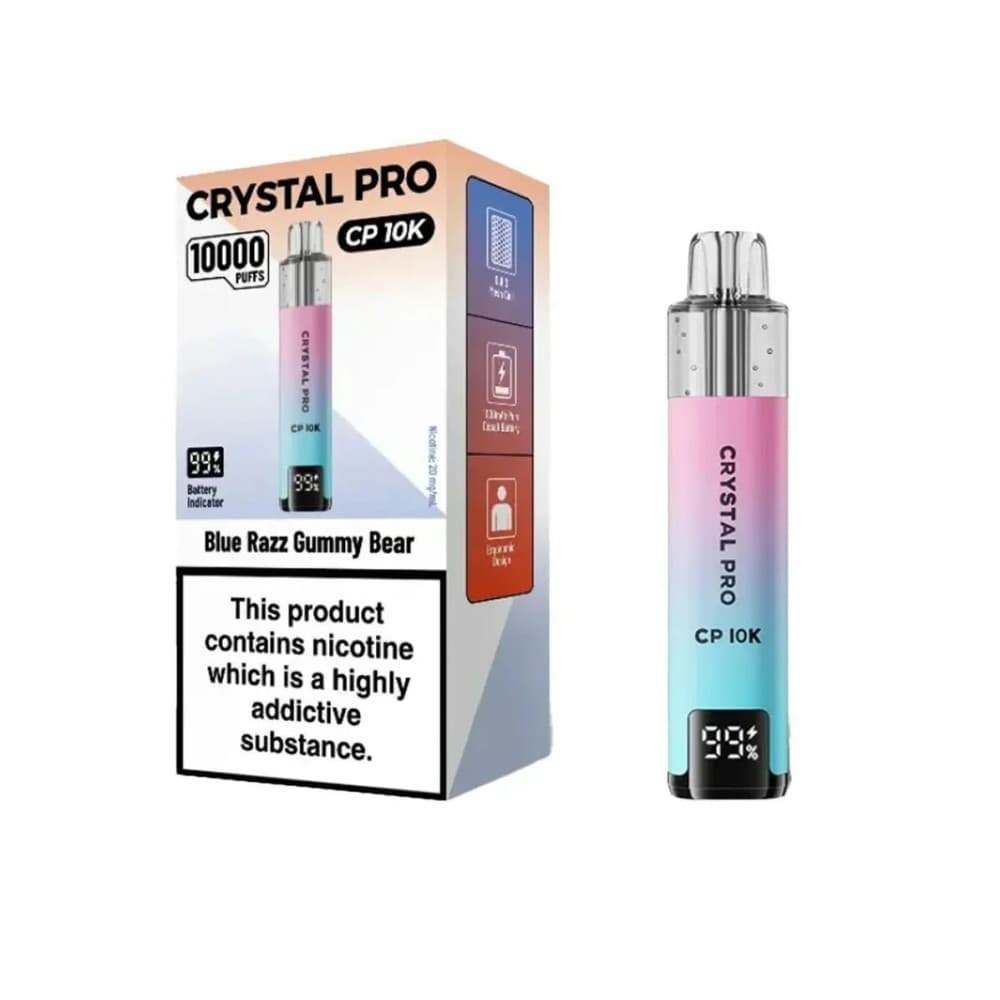 Blue Razz GB Crystal Pro CP10000 Prefilled Pod Kit Box of 5