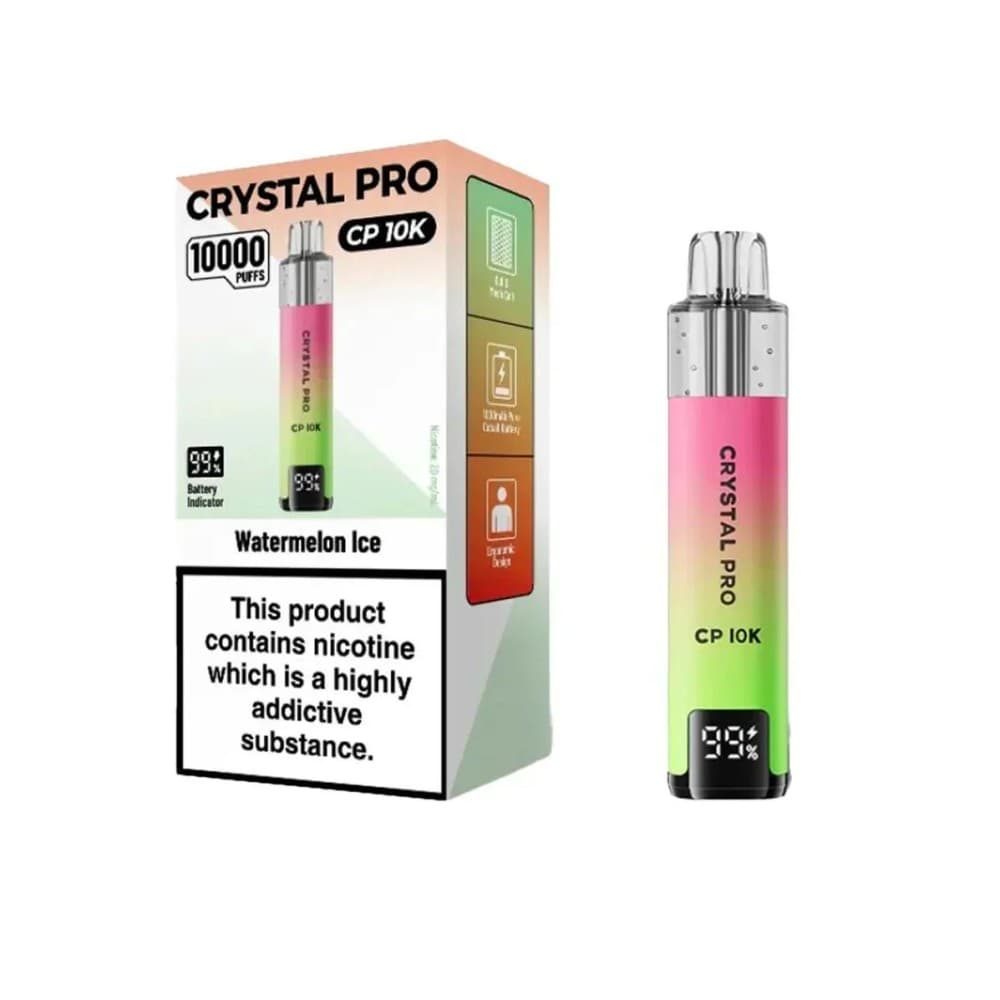 Watermelon Ice Crystal Pro CP10000 Prefilled Pod Kit Box of 5