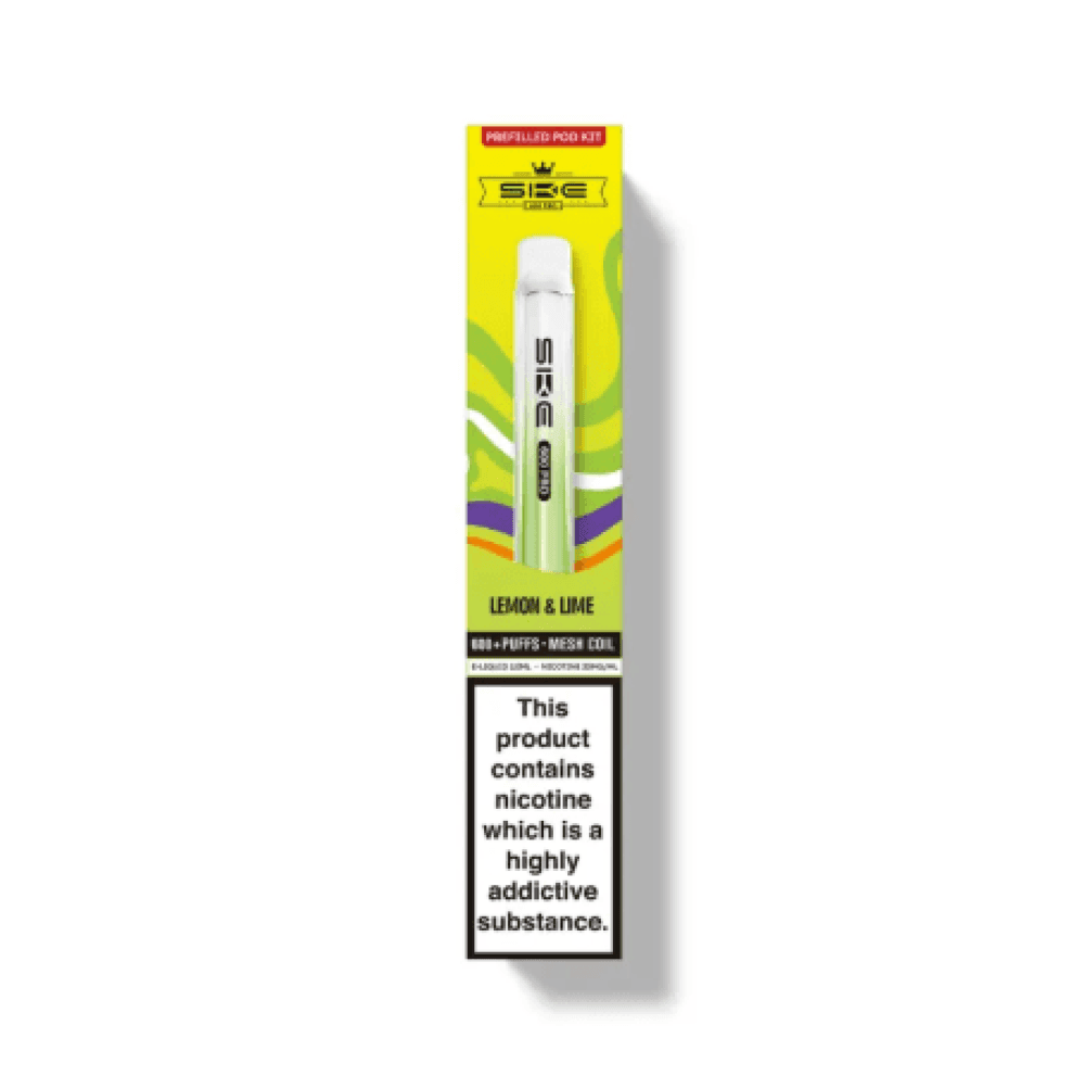 Lemon & Lime SKE Crystal Pro 600 Prefilled Vape Pod Kit Pack of 10