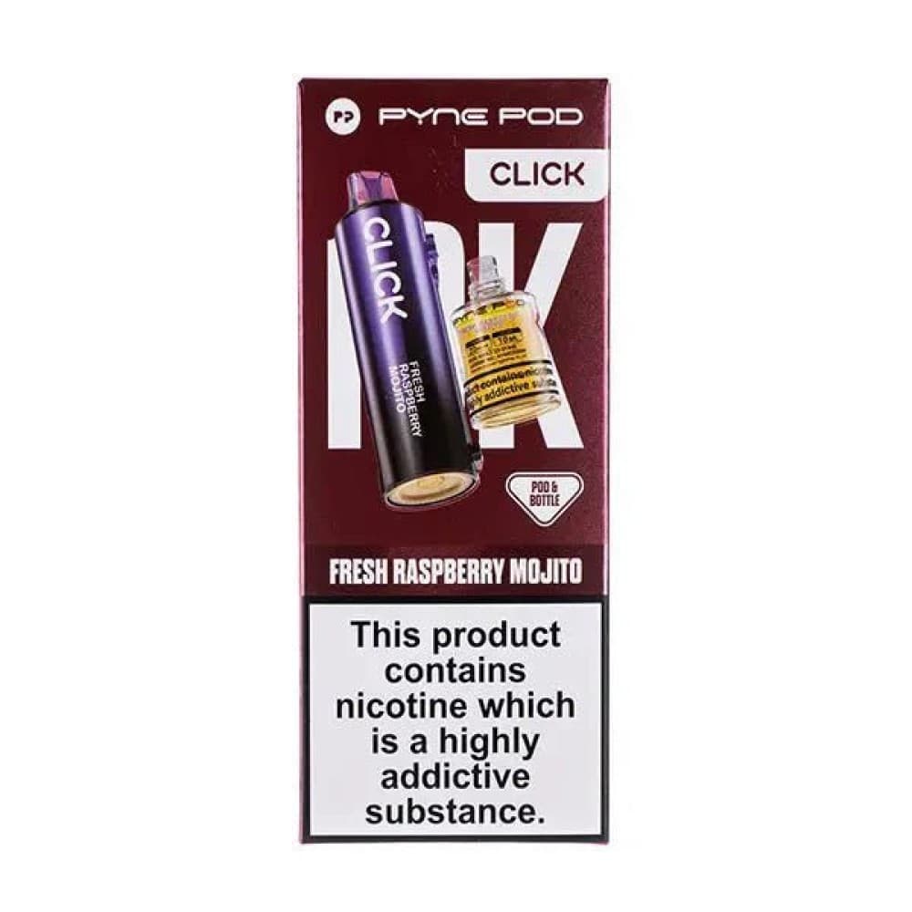 Fresh Raspberry Mojito / 20mg Pyne Pod Click 50k Replacement Pods