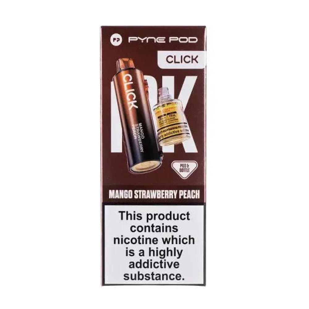 Mango Strawberry Peach / 20mg Pyne Pod Click 50k Replacement Pods