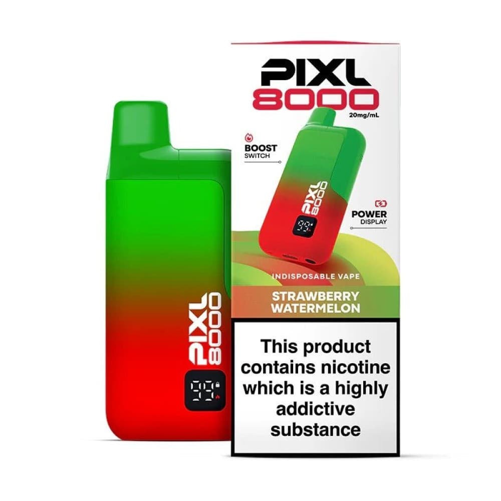 Strawberry Watermelon PIXL 8000 Prefilled Pod Vape Kit - Box of 5
