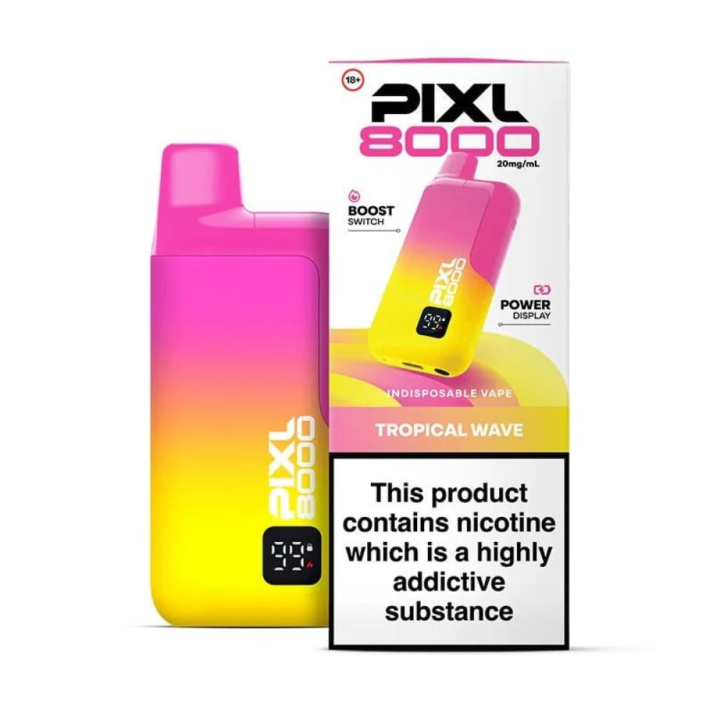 Tropical Wave PIXL 8000 Prefilled Pod Vape Kit - Box of 5