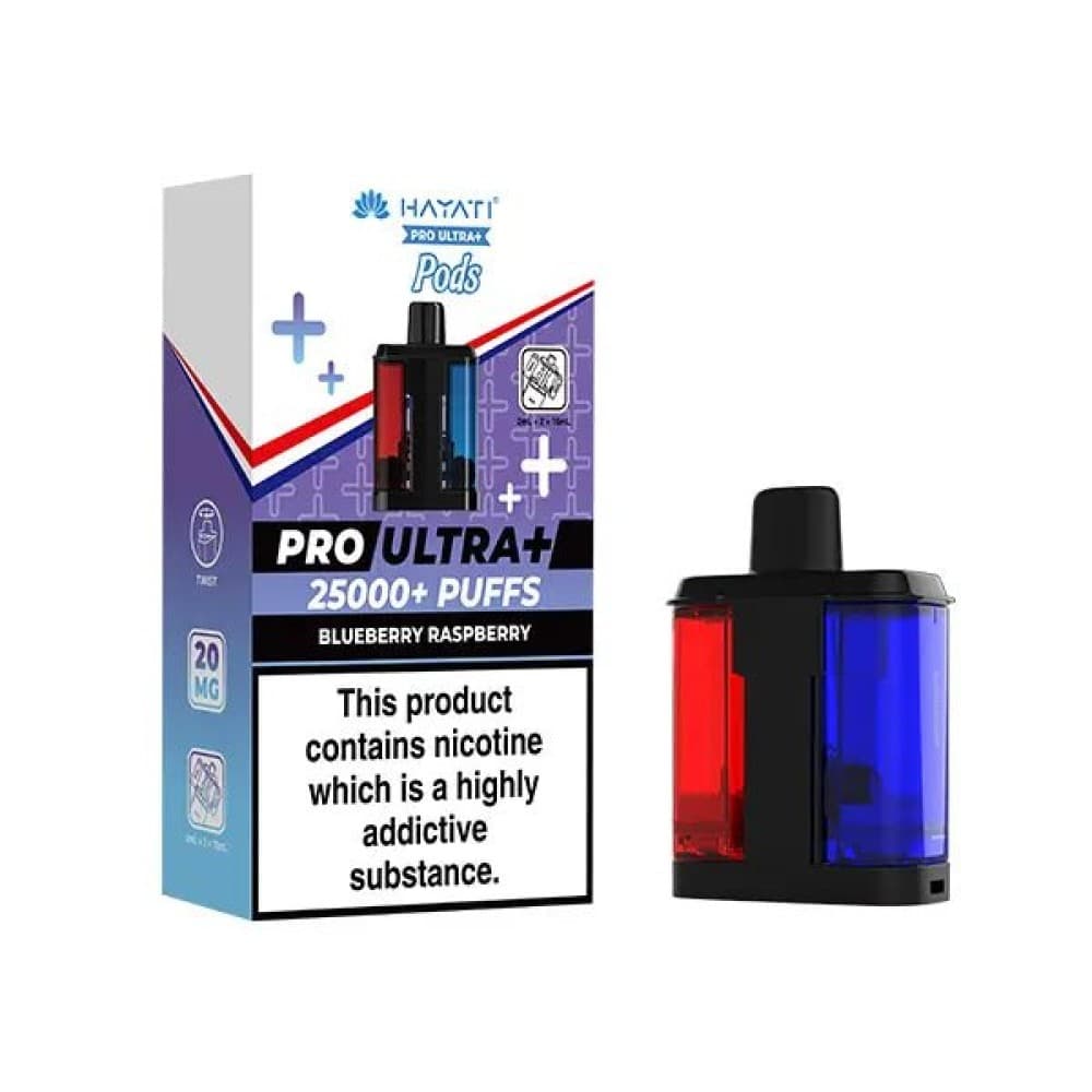 Blueberry Raspberry Hayati Pro Ultra Plus 25000 Replacement Pods