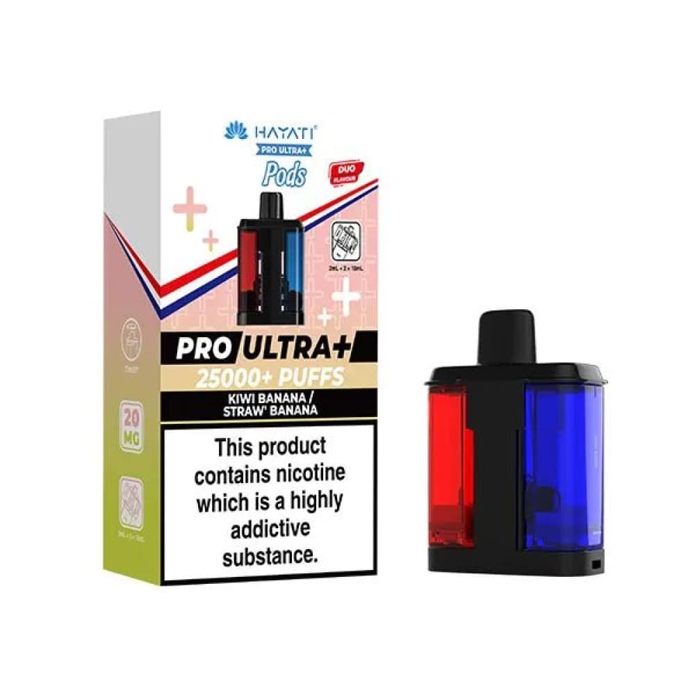 Kiwi Banana / Strawberry Banana Hayati Pro Ultra Plus 25000 Replacement Pods