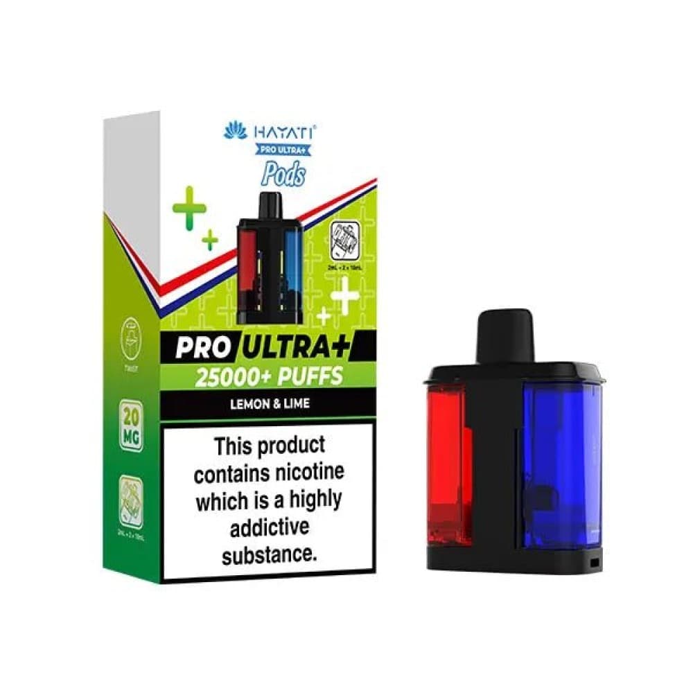 Lemon Lime Hayati Pro Ultra Plus 25000 Replacement Pods