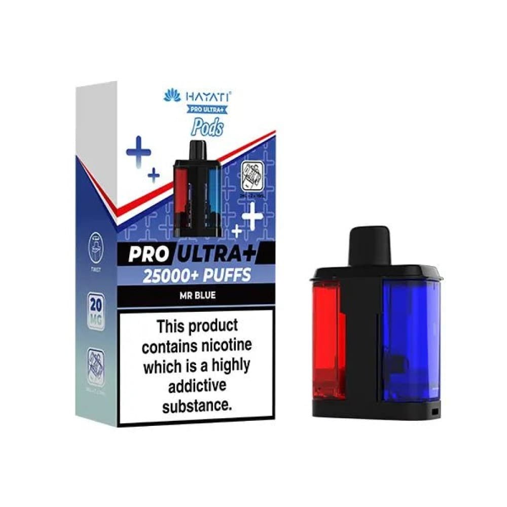 Mr Blue Hayati Pro Ultra Plus 25000 Replacement Pods