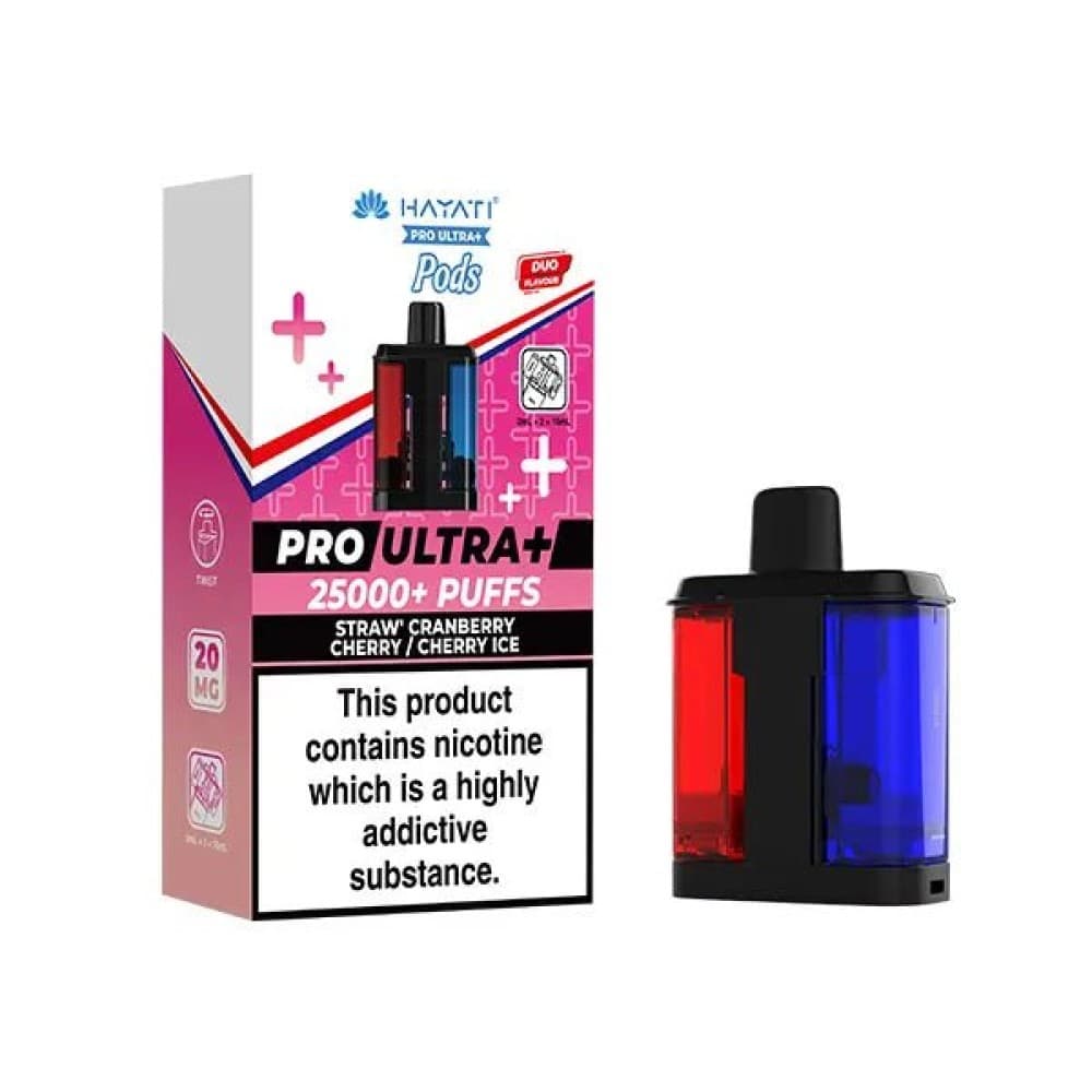 Strawberry Cranberry Cherry / Cherry Ice Hayati Pro Ultra Plus 25000 Replacement Pods