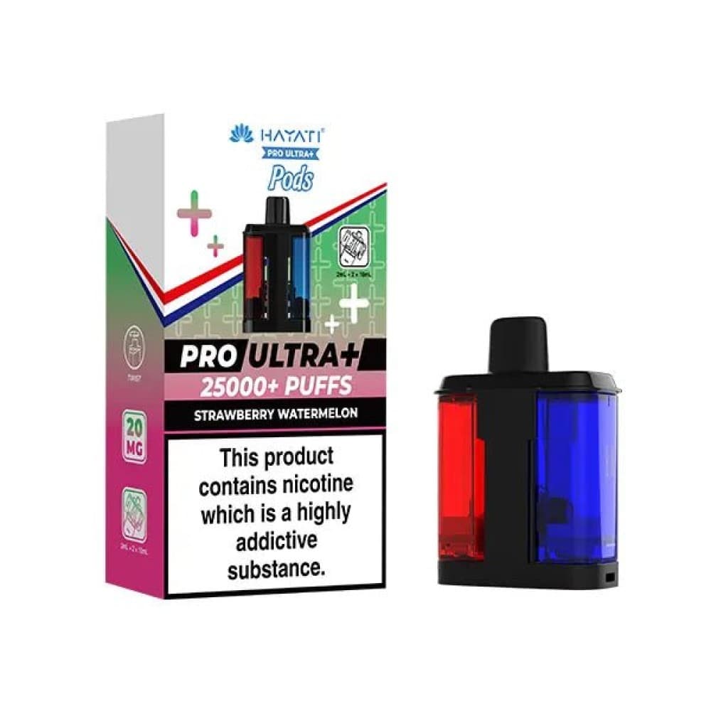 Strawberry Watermelon Hayati Pro Ultra Plus 25000 Replacement Pods