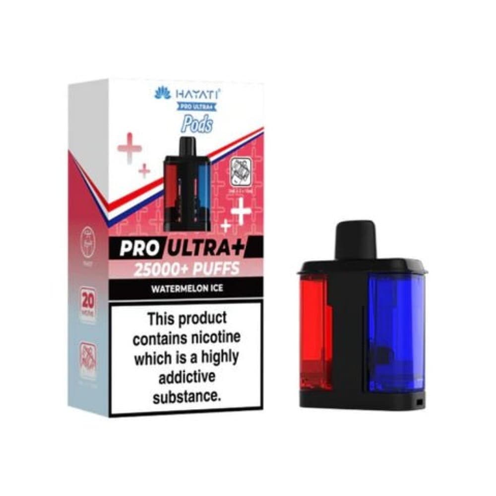 Watermelon Ice Hayati Pro Ultra Plus 25000 Replacement Pods