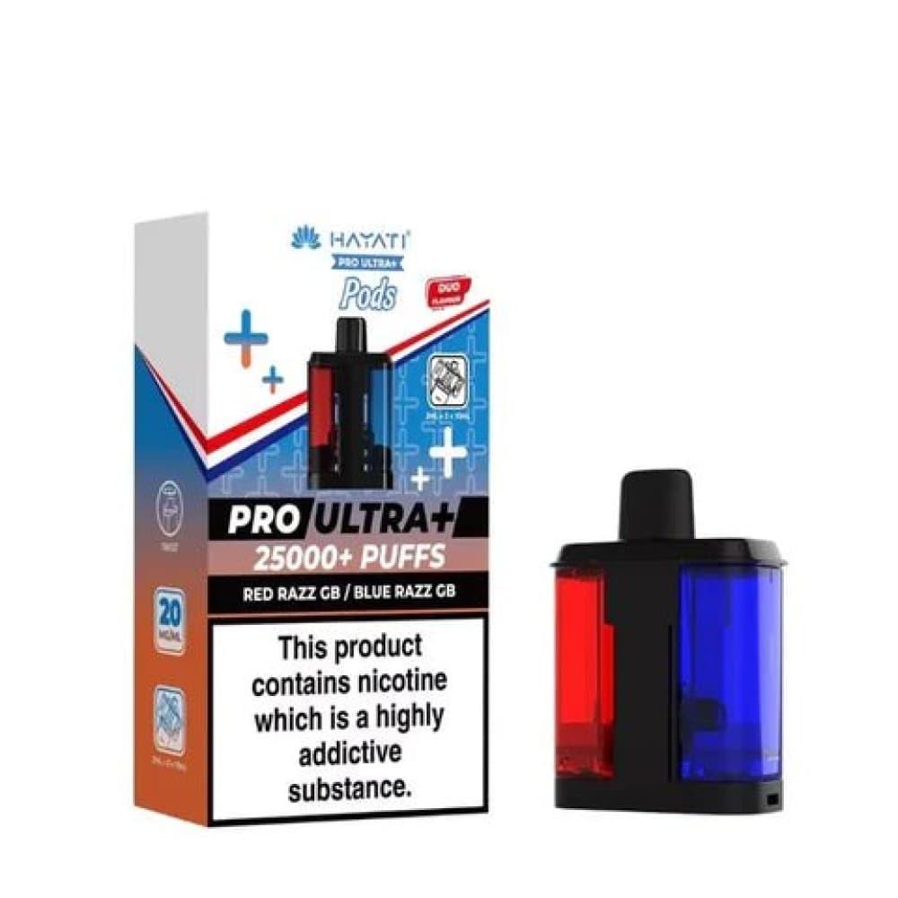 Red Razz GB/ Blue Razz GB Hayati Pro Ultra Plus 25000 Replacement Pods