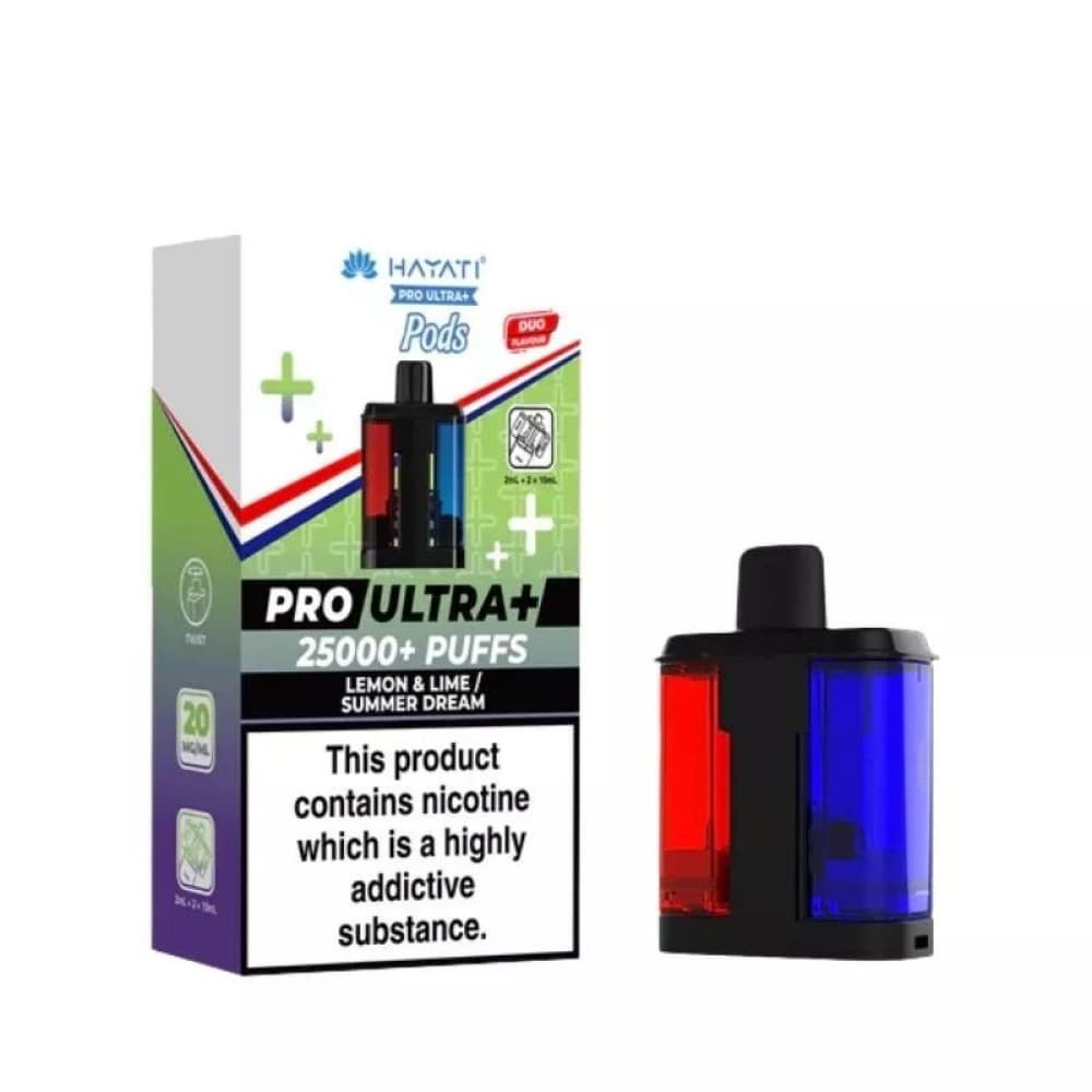 Lemon & Lime/ Summer Dream *New* Hayati Pro Ultra Plus 25000 Replacement Pods
