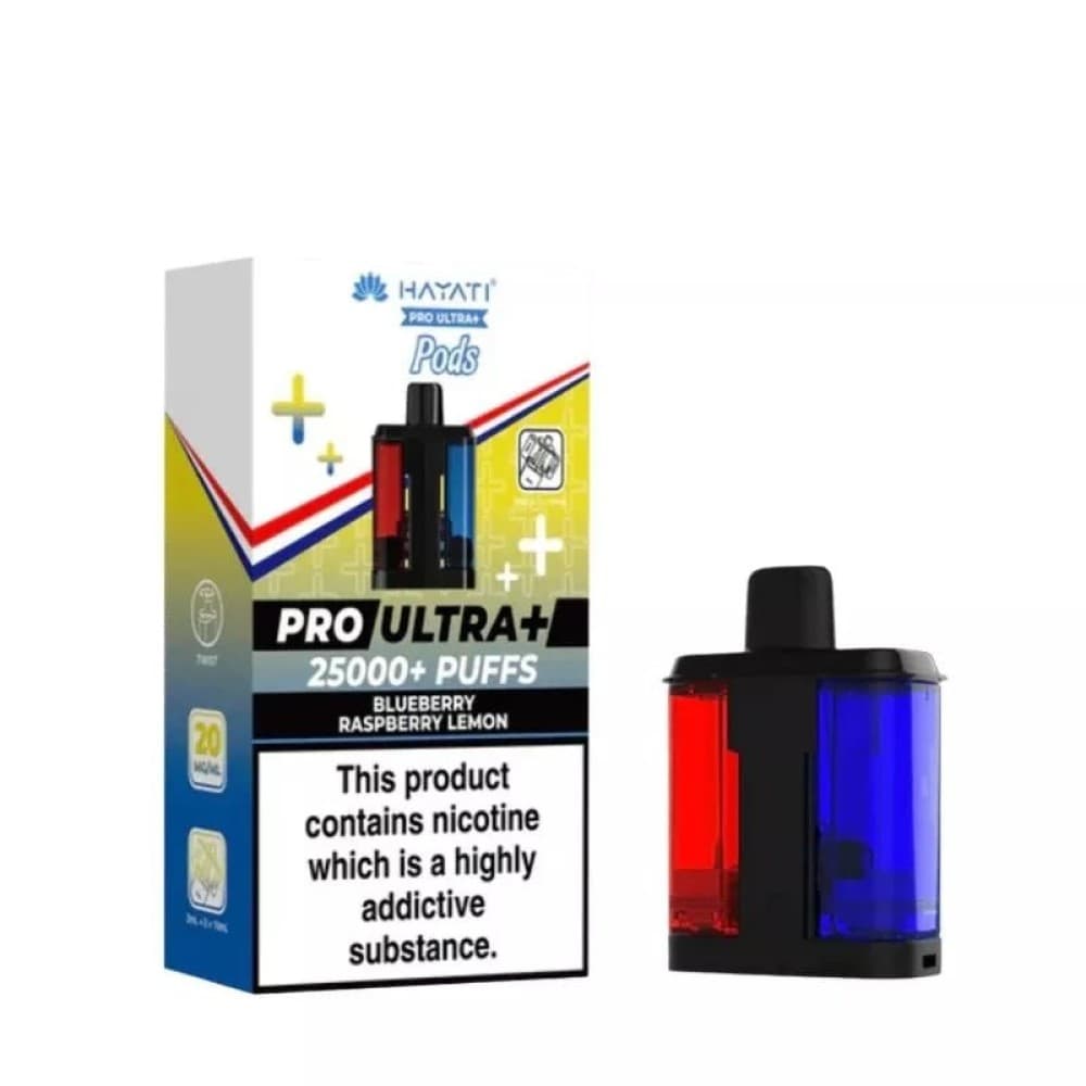 Blueberry Raspberry Lemon *New* Hayati Pro Ultra Plus 25000 Replacement Pods