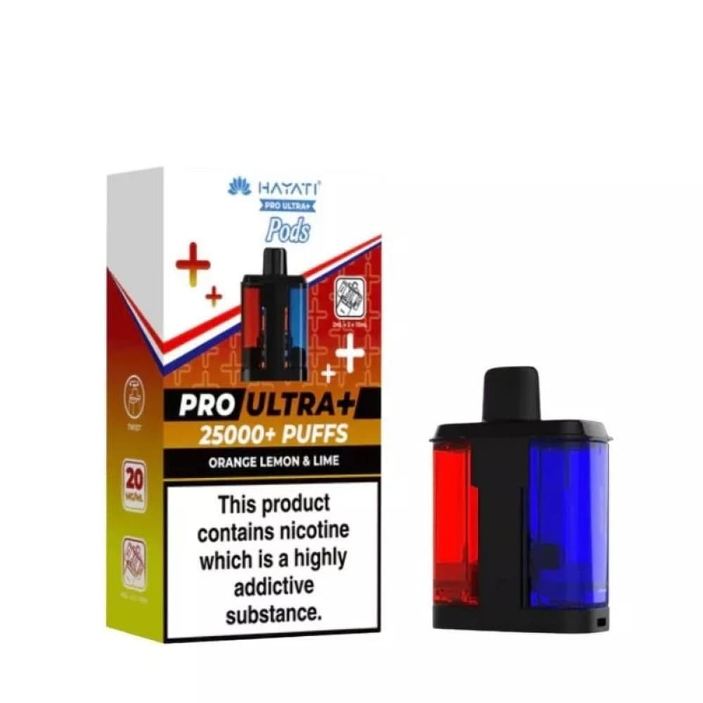 Orange Lemon & Lime *New* Hayati Pro Ultra Plus 25000 Replacement Pods