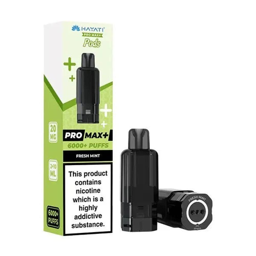 Fresh Mint / 20mg Hayati Pro Max Plus 6000 Prefilled Pods