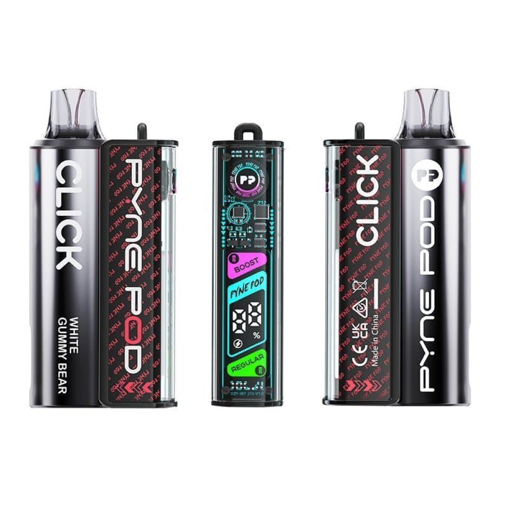 White Gummy Bear Pyne Pod Click 10K Prefilled Pod Vape Kit